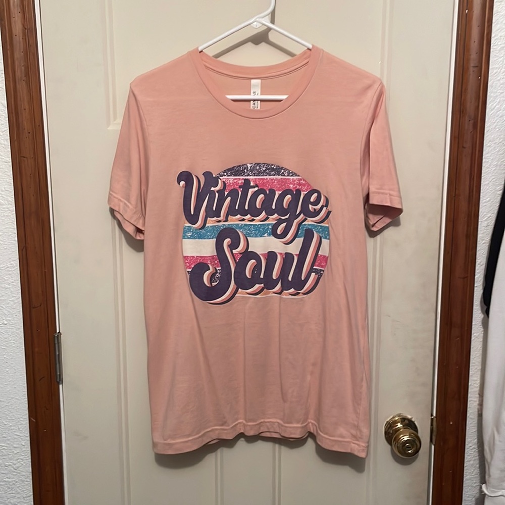 Vintage soul Bella canvas tee